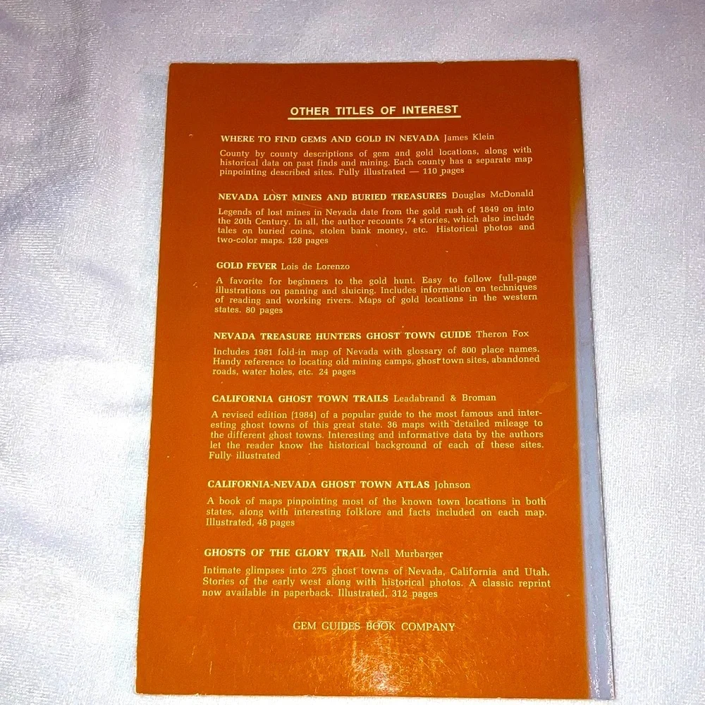 Nevada Ghost Town Mining Books